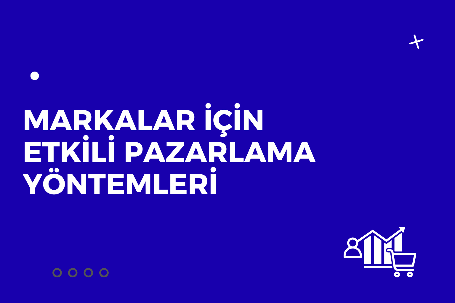 Markalar için etkili pazarlama yöntemleri: İçerik üretimi, SEO, sosyal medya ve online reklam stratejileriyle marka bilinirliğini artırmayı gösteren bir görsel.